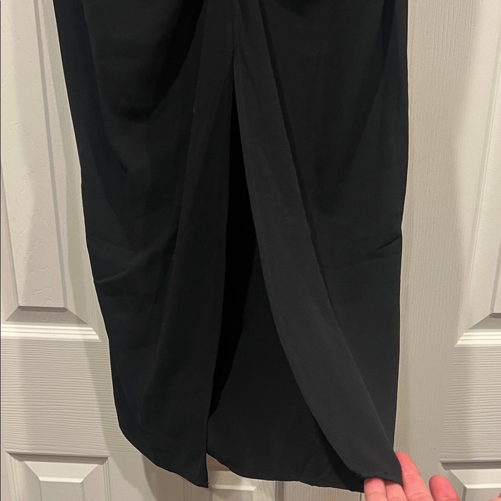 Chic Black Midi Skirt for Women - Picture 5 of 9